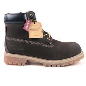 Levis Harrison Chocolate Water Resistant Boots